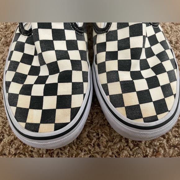 VANS Slip On Classic 507698 Black Checkered Mens 6 Wmns 7.5 - Picture 2 of 8